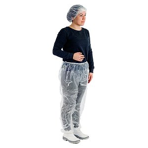 Calça reuso EVA com elástico Prevemax CA 30355 - Transparente