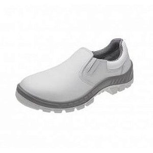 Sapato Microfibra Branco bico/PVC com elástico Marluvas CA 31395
