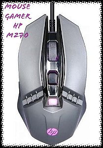 Mouse Gamer HP M270, COR CHUMBO, LED, 6 Botões, 3200DPI