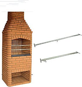 Suporte Extensor Para Churrasqueira Grelhas Espetos Grill