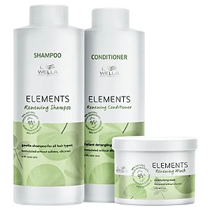 Kit Wella Professionals Elements Renewing Trio Super (3 Produtos)