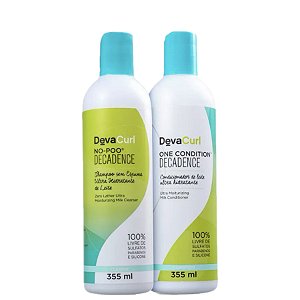 Kit Deva Curl Decadence - Shampoo Noo Poo e Condicionador Cachos Naturais
