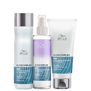 Kit Wella Professionals BlondorPlex Trio (3 Produtos)