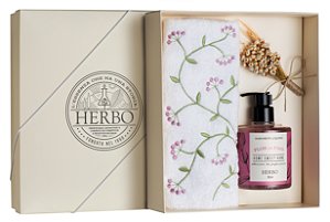 Kit 2 - Sabonete Liquido + Toalha - Flor de Figo - Home Sweet Home