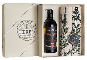 Kit 8 - Sabonete Líquido + Toalha - Limão Siciliano - Linha Gourmet