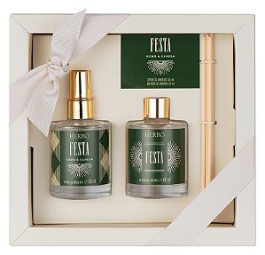 Kit 12 - Mini spray + Mini difusor - Linha Festa