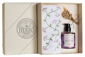 Kit 2 - Sabonete Liquido + Toalha - Lavanda - Linha Home Sweet Home
