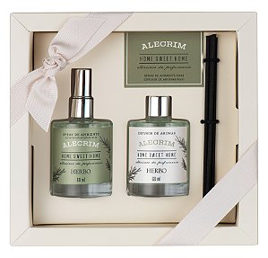 Kit 12 - Mini Difusor + Mini Spray - Alecrim - Linha Home Sweet Home