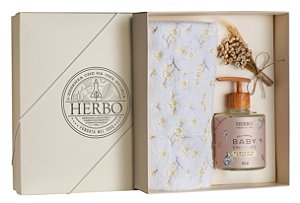 Kit 2 - Sabonete Liquido + Toalha Bordada - Linha Tea Party - Baby