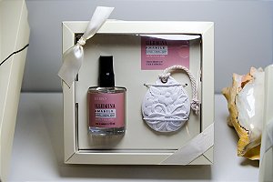 Kit 13 - mini difusor + gesso - Amabile - Linha Illumina
