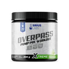 Pre Treino Overpass 300g Pump Maça Verde Sirius labs