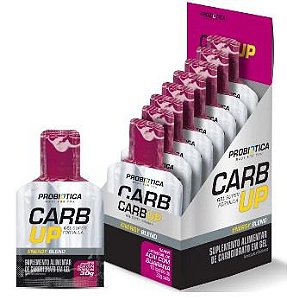 CARB UP GEL SUPER FÓRMULA SABOR AÇAI COM GUARANA- CAIXA COM 10 SACHÊS DE 30G