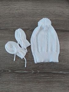 Kit de touca e luva