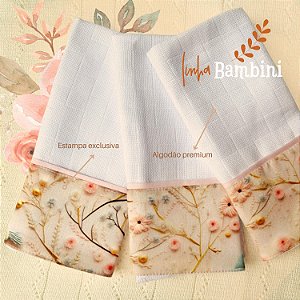 Kit Fralda Bambini - Pássaro