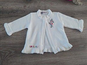 Casaquinho Flor Bordado