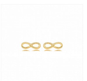Brinco Símbolo Infinito Liso