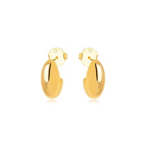 Brinco Argola Lisa - Ouro