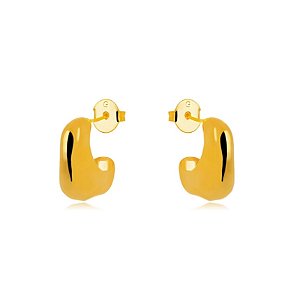 Brinco  Liso - Ouro