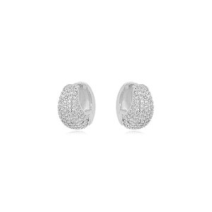 BRINCO ARGOLA CRAVEJADA - RÓDIO BRANCO