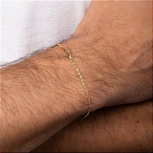 Pulseira Masculina Piastrine - Ouro