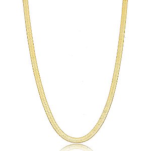 Choker Fita Lisa - Ouro