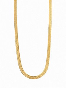 Choker Fita Lisa - Ouro