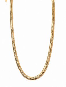 Choker Malha – Banho em Ouro Amarelo 18K