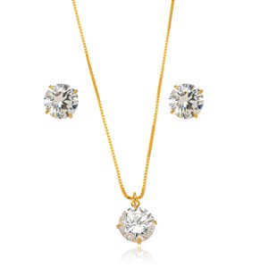 Conjunto Ponto De Luz - Ouro