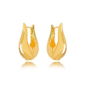 Brinco Argola Lisa - Ouro