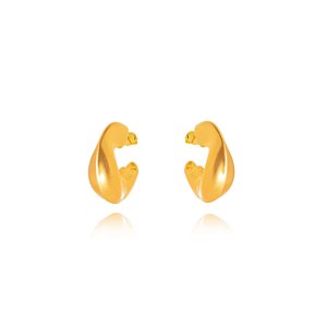 Brinco Argola Fosca Lisa - Ouro