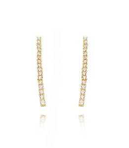 Brinco Cristais - Ouro