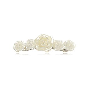 PRESILHA FLOR PEROLA
