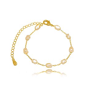 Pulseira Perola - Ouro