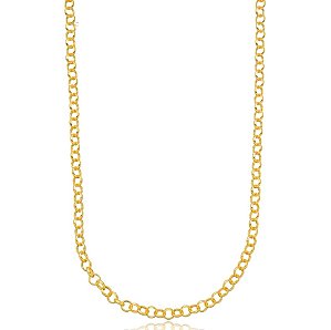 Choker Semijoia Elo Português - Ouro