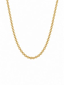 Choker Elo Português – Banho em Ouro Amarelo 18K