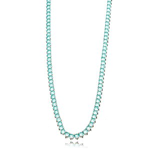 COLAR RIVIERA AQUA MARINHA - RÓDIO BRANCO