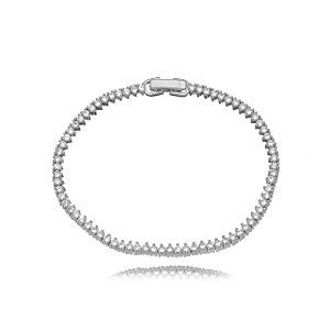 Pulseira Riviera - Ródio Branco