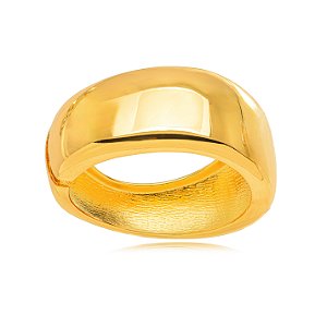 Bracelete Semijoia Liso - Ouro