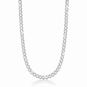 Colar Riviera com Zircônias – Ródio Branco