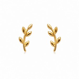 Brinco Ramos Delicado – Banho em Ouro Amarelo 18K