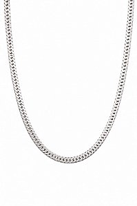 Choker Fita - Banho em Ródio Branco