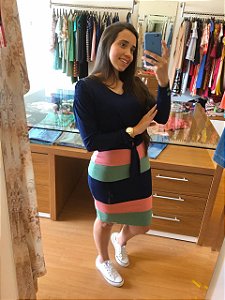 VESTIDO HAPUK ALEXANDRA AZUL