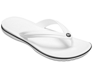 Chinelo Crocs Crocband™ Flip Branco/white