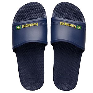 Havaianas Slide Brasil - Azul Marinho