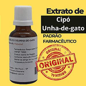 EXTRATO GLICÓLICO DE CIPÓ UNHA-DE-GATO - 40mL Produto Botânico com certificado de análise