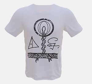 Camiseta Grafia Sagrada - Calendário Lunar Tubakwaassu - Xamã Cientista