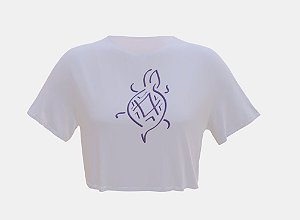 Camiseta Cropped Forças da Terra - Capricórnio e Aquário - Xamã Cientista