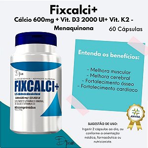 Fixcalci+ - D’poan - 60 Cápsulas