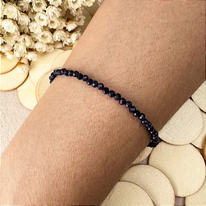 Pulseira Mahara em Prata 925 e Blue Gold Stone