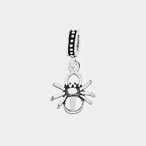 Charm Aranha Lisa Prata 925